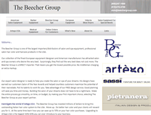 Tablet Screenshot of beechergroup.com